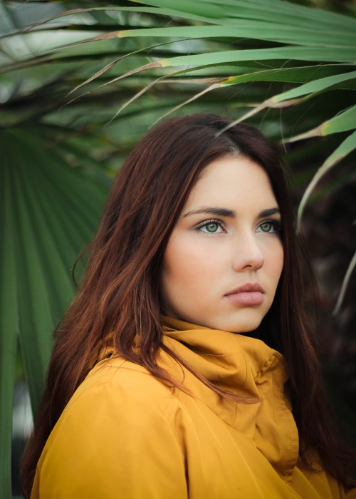 Women looking with nature background